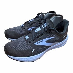 Brooks Launch 9 Women's Size 7 Lightweight Running Shoes Black/ Ebony Purple.